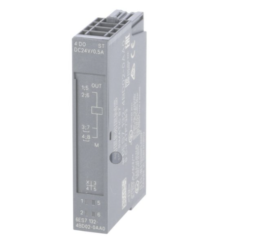 Módulo de Saidas Digitais (4 DO, 24 V DC) ET 200S - 6ES7132-4BD02-0AA0